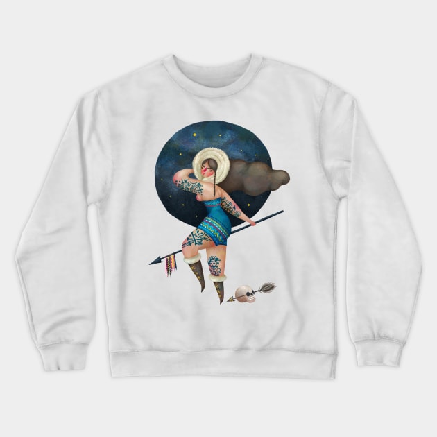 Eskimo queen Crewneck Sweatshirt by oilikki